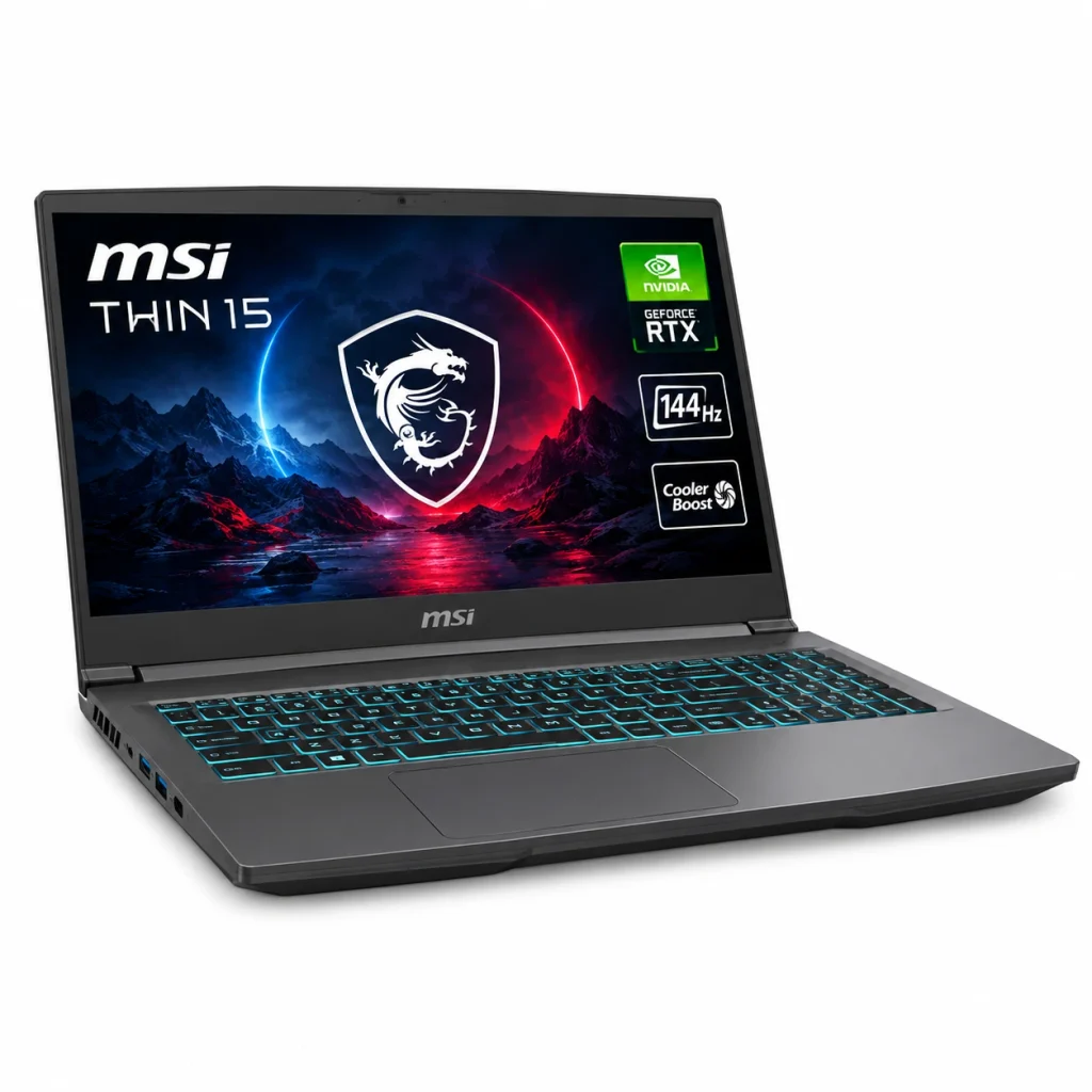MSI Thin 15 gaming laptop